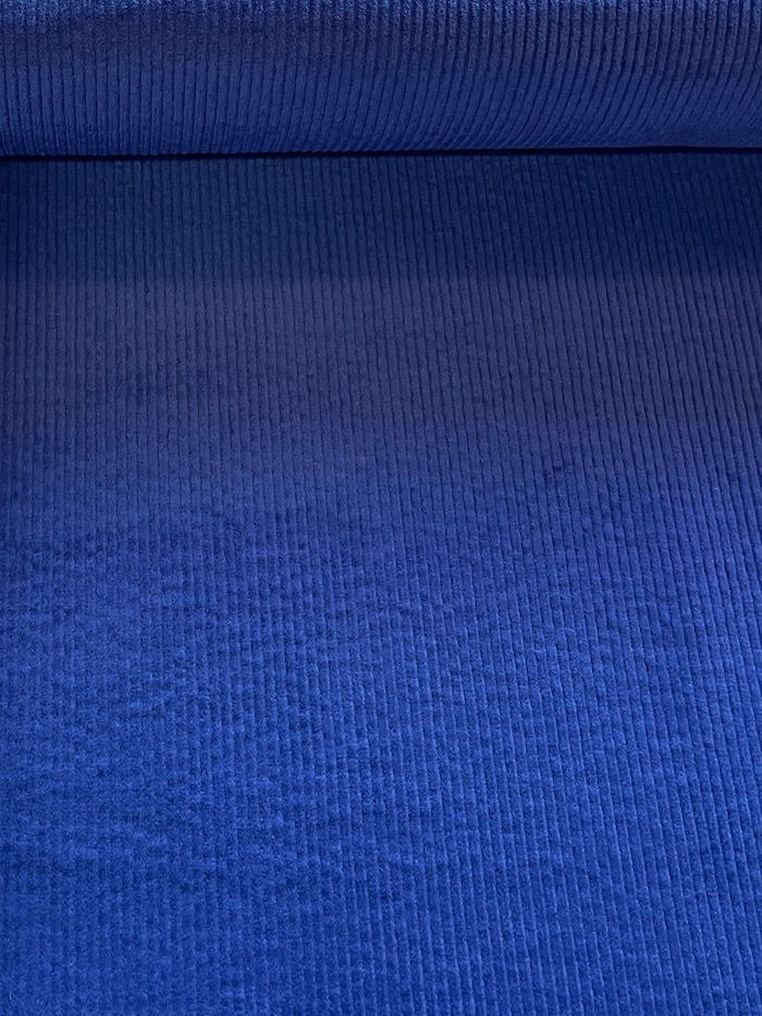 Miniaturbild: Meterware Breitcord KINGS BLUE Cordstoff blau