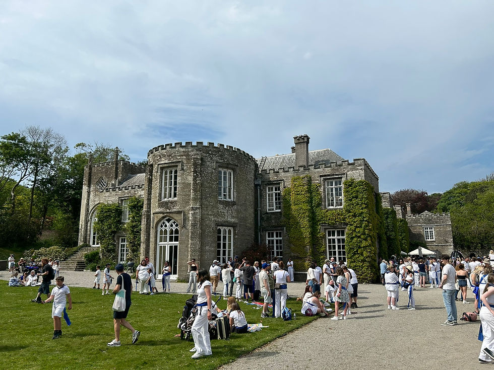 Prideaux Place May Day Celebrations, 1st may 2026, Padstow, Cornwall.