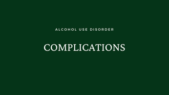 Complications of Alcohol Withdrawal