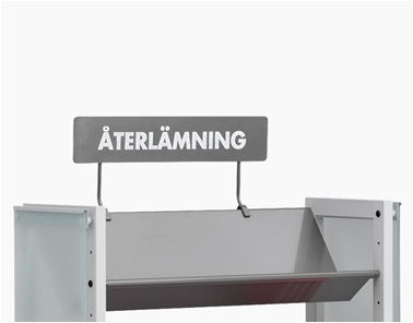 Book Trolley Sign