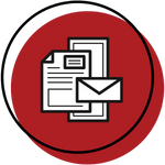 red Metis print and promo icon