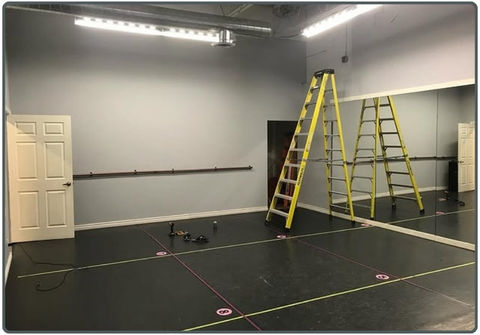painted dance studio