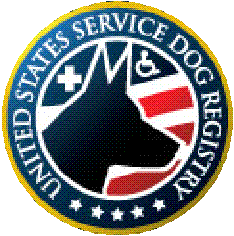 White Shepherd service dog,
