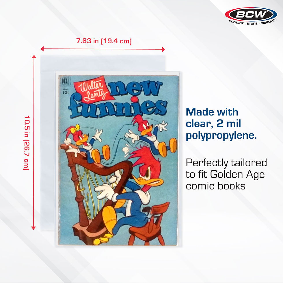 Thumbnail: BCW Golden Comic Bags