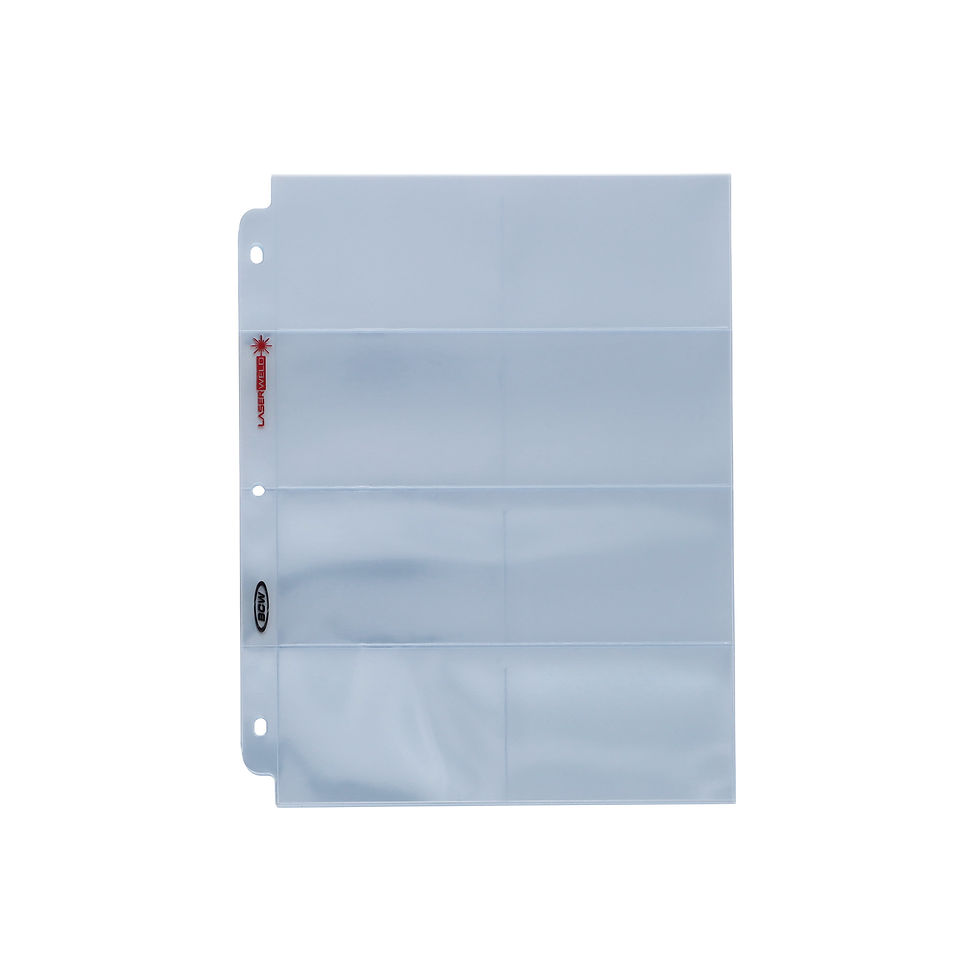 Thumbnail: BCW LaserWeld® 8-Pocket Page (100 CT. Box)
