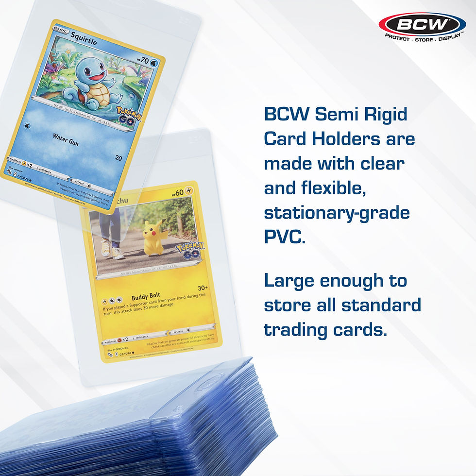 Thumbnail: BCW Semi-Rigid Card Holder #1