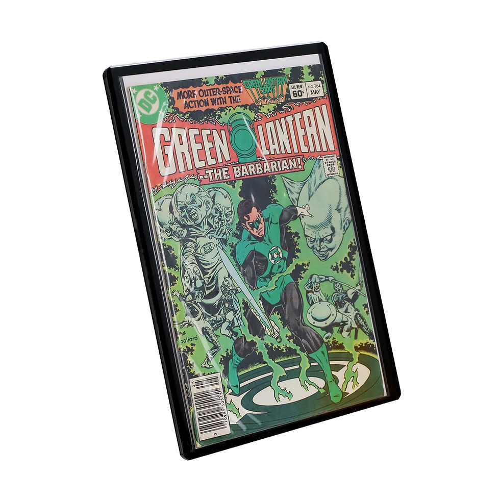 Thumbnail: BCW Silver Comic Topload Holder - Black