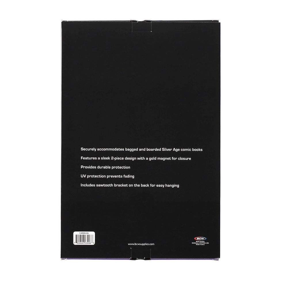 Thumbnail: BCW Magnetic Comic Book Holder - Silver