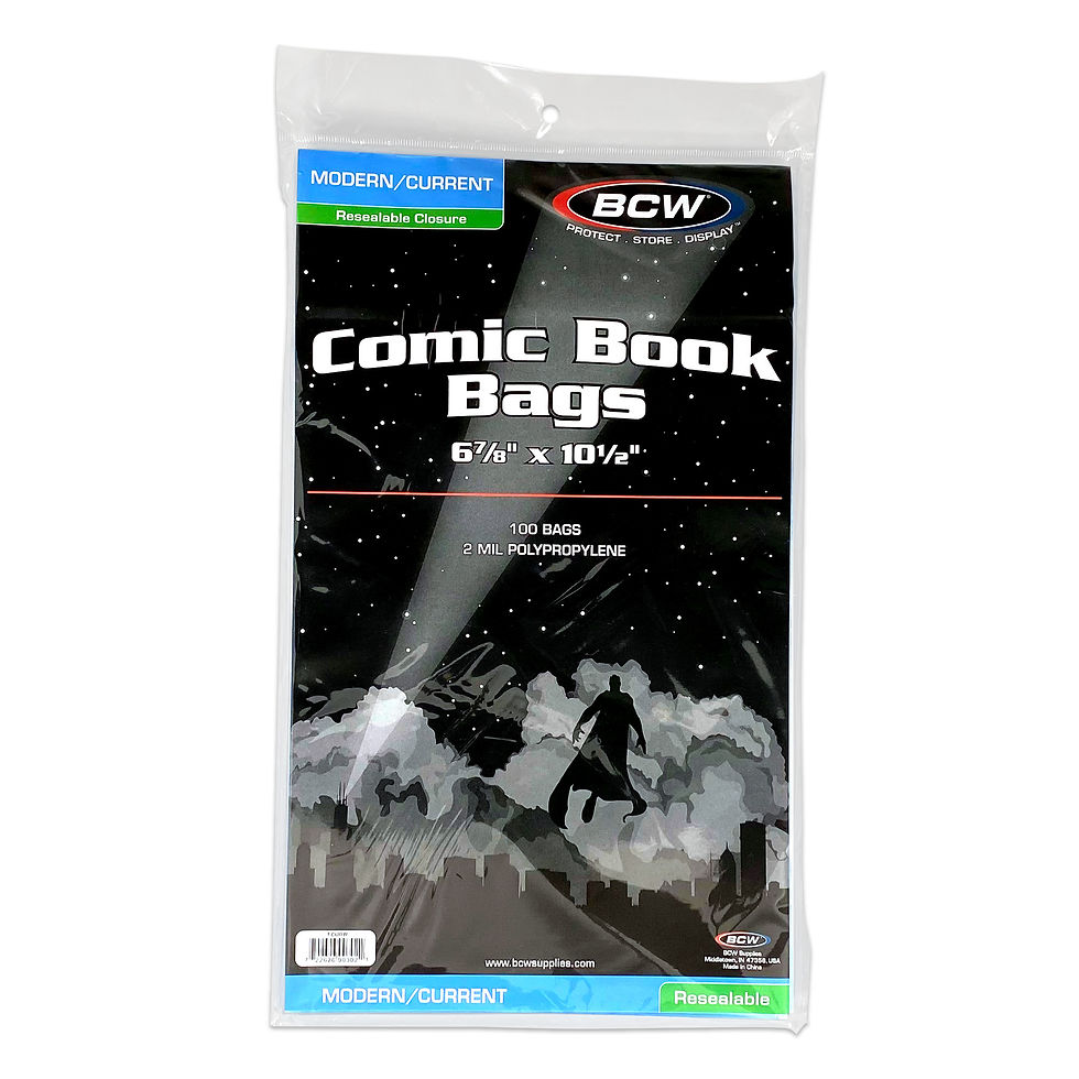 Thumbnail: BCW Resealable Current/Modern Comic Bags