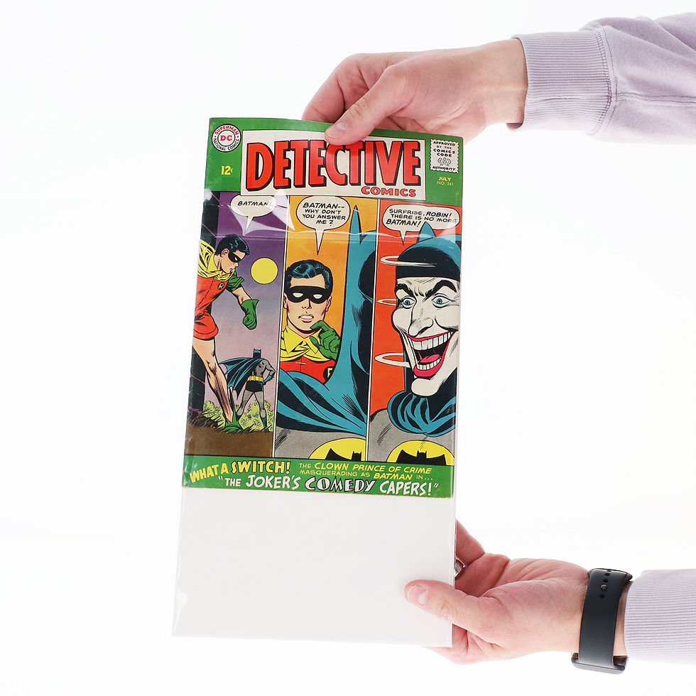 Thumbnail: BCW Premade Resealable Silver Comic Bag and Board