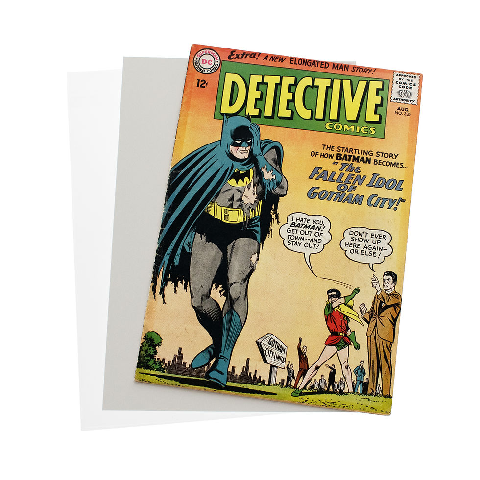 Thumbnail: BCW Premade Resealable Silver Comic Bag and Board