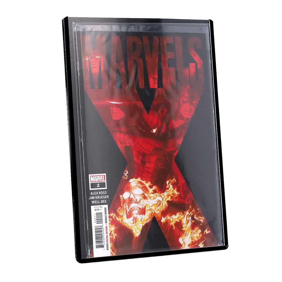 Thumbnail: BCW Silver Comic Topload Holder - Black
