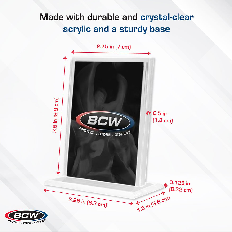 Thumbnail: BCW Acrylic Card Stand - Vertical