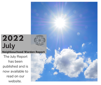 Neighbourhood Warden July 2022 Report