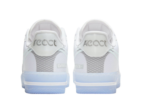 Ppsnabha Air Max Mesh White React Air Force Icy Sole Nike Air