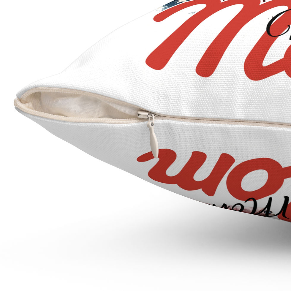 Thumbnail: American Mom Decorative Pillow - Customized Patriotic Home Decor
