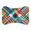Thumbnail: Personalized Plaid Pet Feeding Mat - Custom Name Dog Bowl Mat