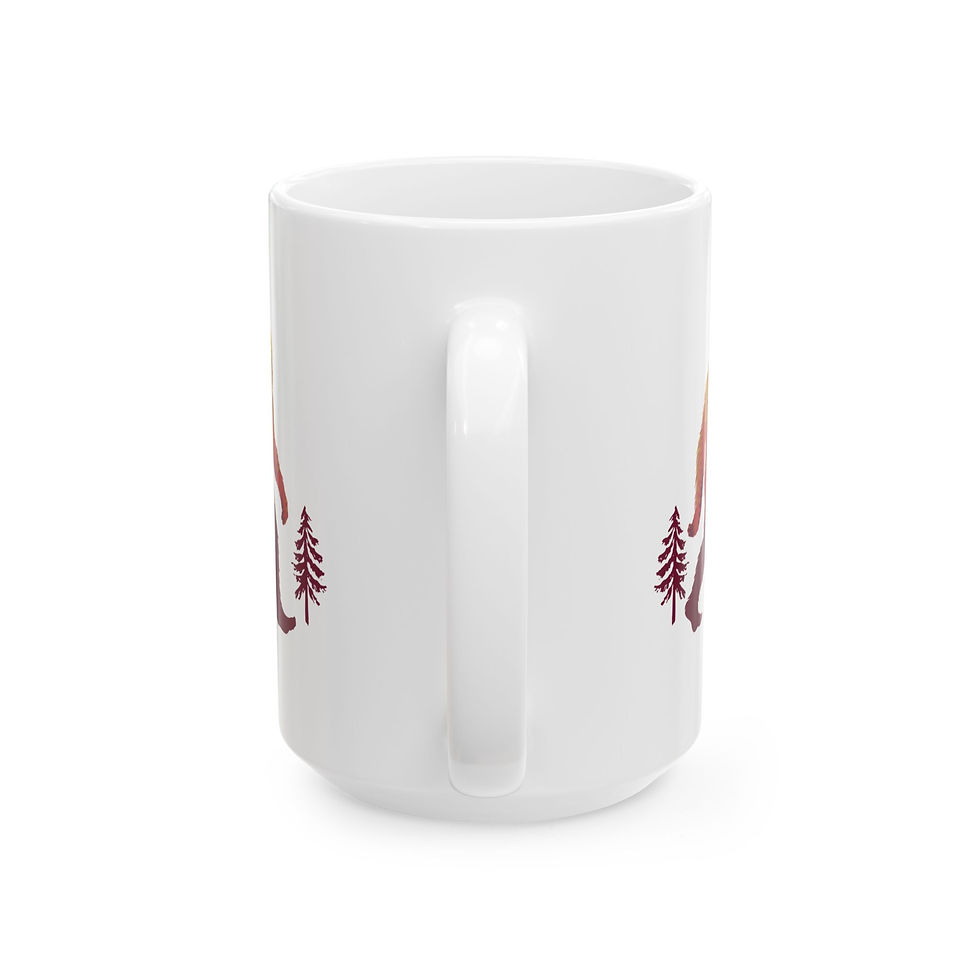 Thumbnail: Adventure Awaits Ceramic Mug - Nature-Inspired 11oz & 15oz Cups