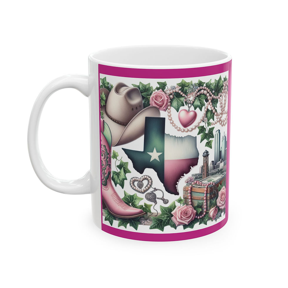 Thumbnail: Texas Girl Ceramic Mug - Perfect Gift for Any Occasion