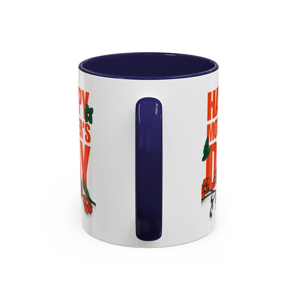 Thumbnail: Happy Mother's Day Accent Coffee Mug - Floral Design