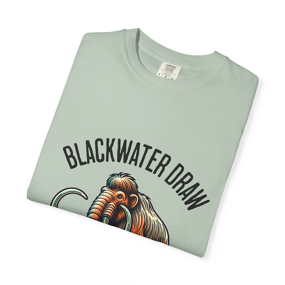 Thumbnail: Blackwater Draw Unisex T-shirt - Clovis, New Mexico Design