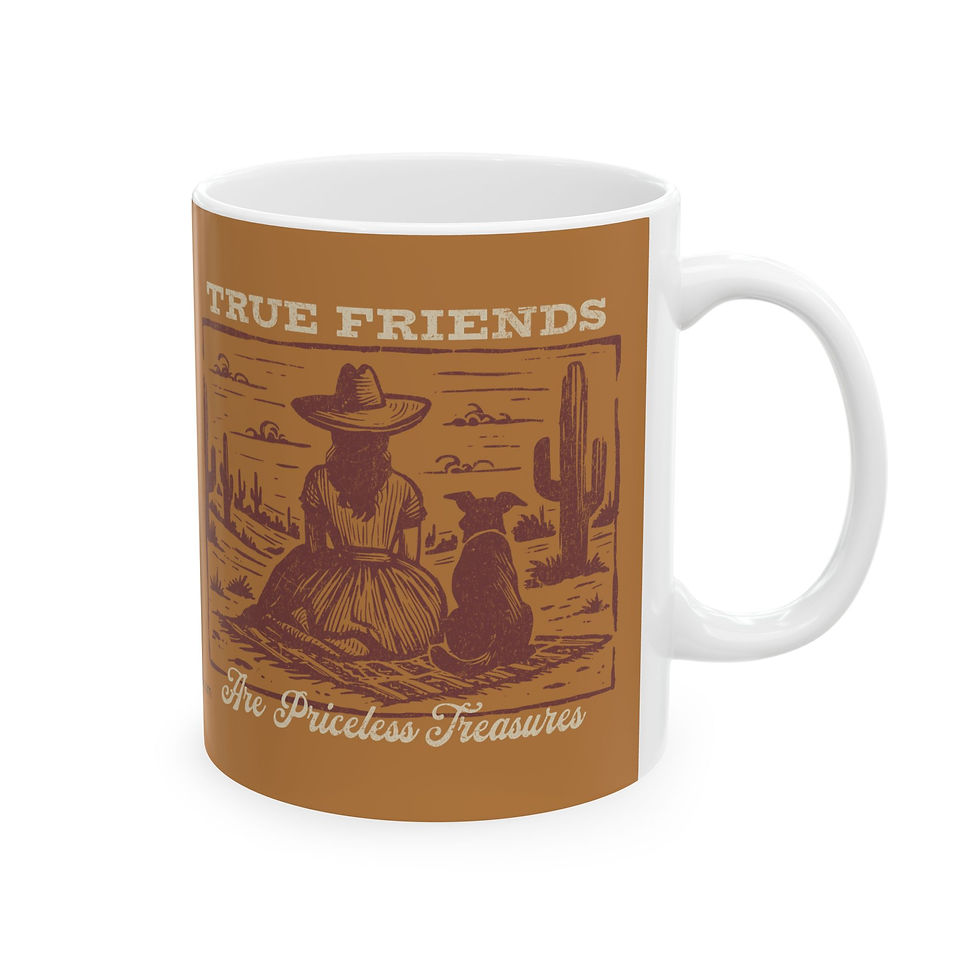 Thumbnail: True Friends are Priceless Treasures, the love of a dog - Mug