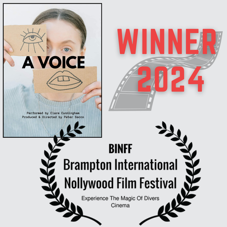 Clare’s Music Video ‘A voice’ is a winner at this years 'Bramton International Nollywood film festival'