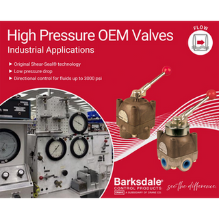 Barksdale - High Pressure OEM Valves