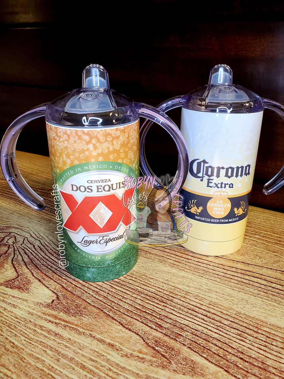 Thumbnail: Custom Sippy Cup Kids Tumbler 12oz