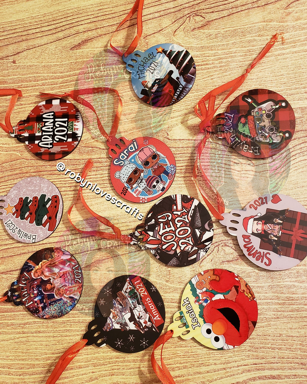 Thumbnail: Custom Christmas Ornament for Kids - Any Theme