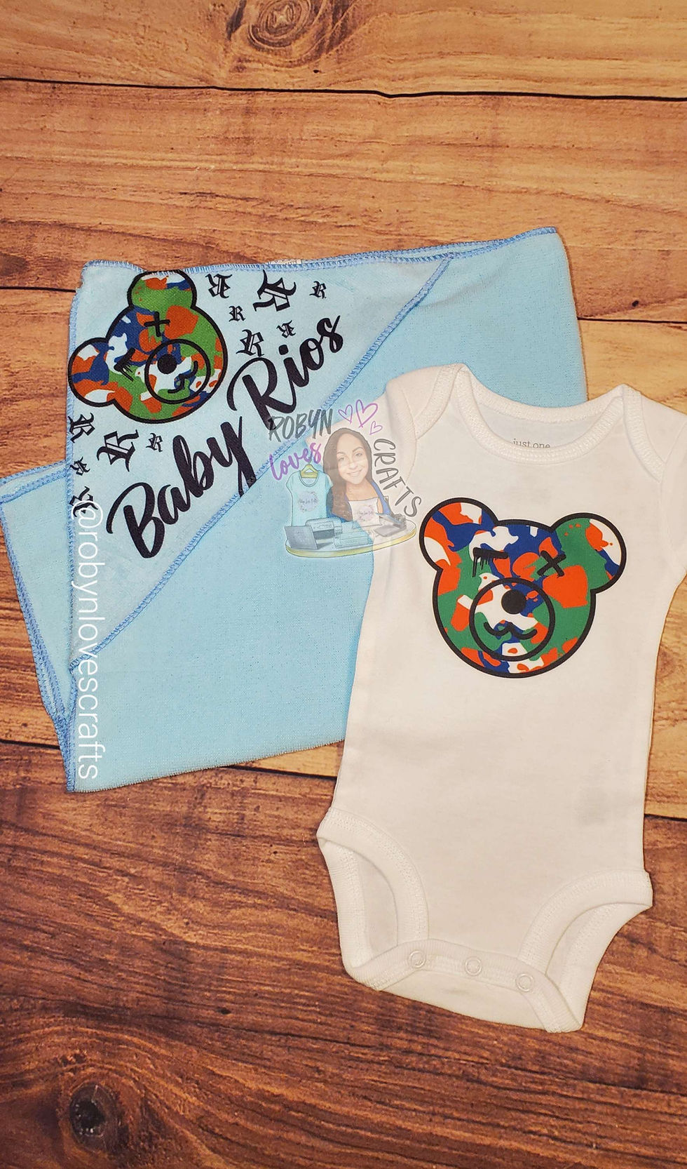 Thumbnail: Custom Baby Towel Hooded