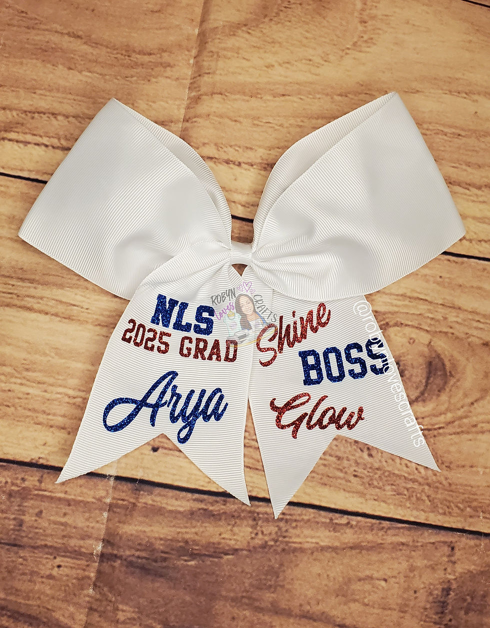 Thumbnail: Custom Jumbo Bow - Class Graduation