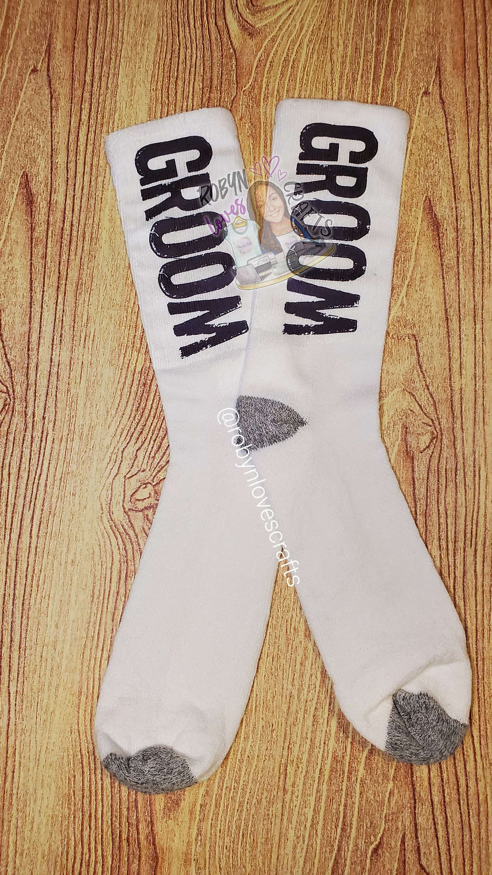 Thumbnail: Custom White Socks
