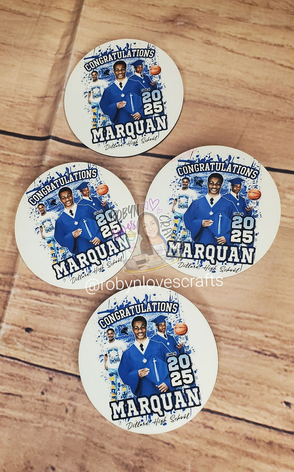 Thumbnail: Custom Grad Buttons for Graduation