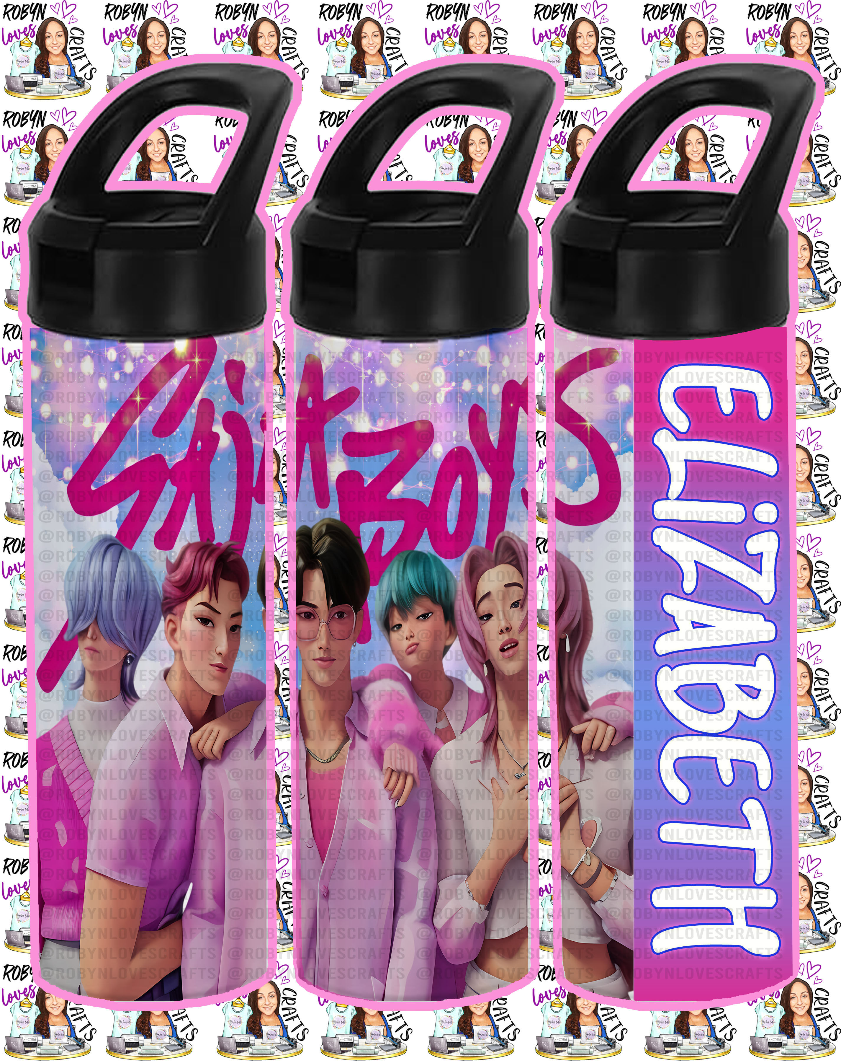 Tumbler Skinny 20oz - Saja Boys KPop Demon Hunters