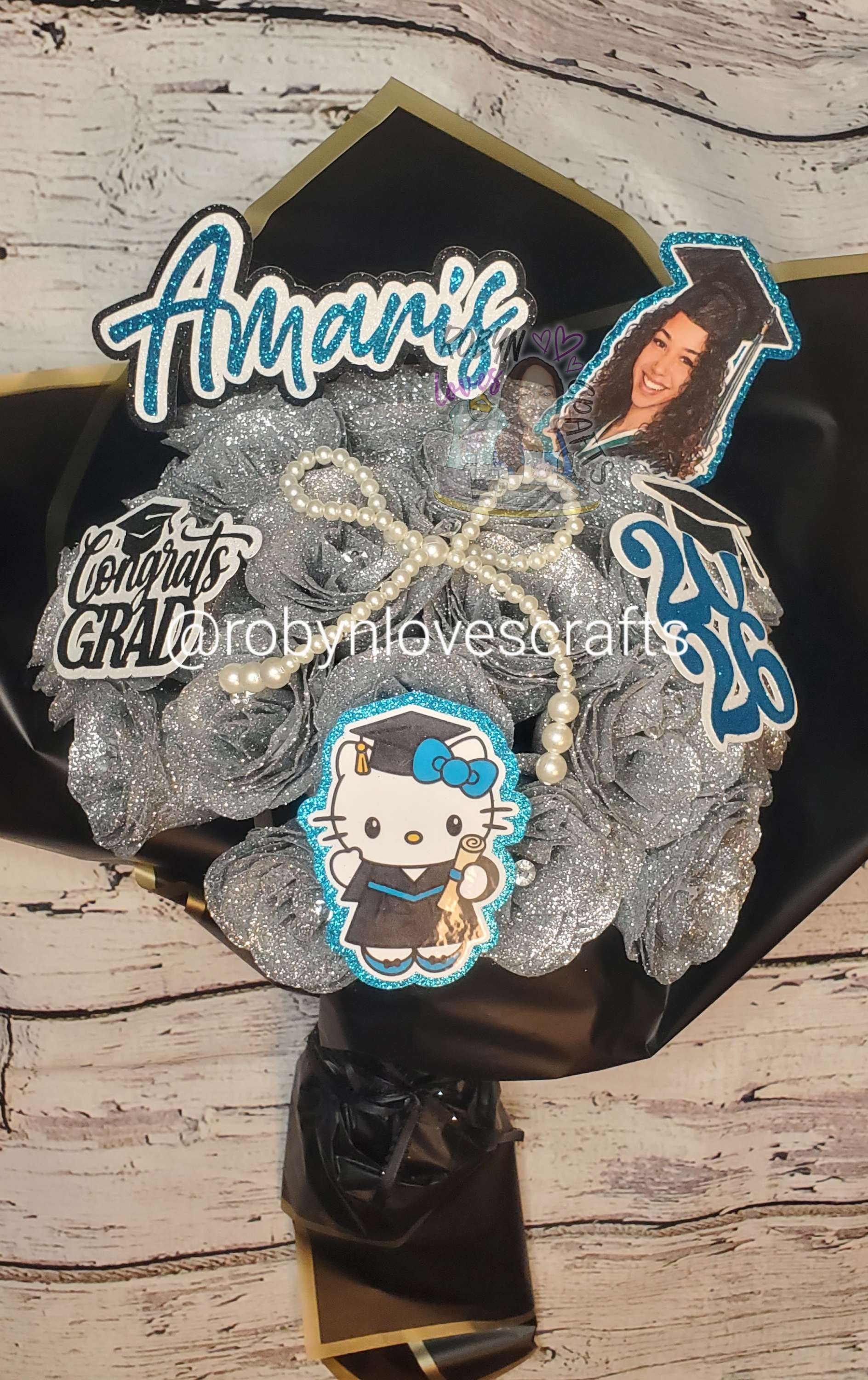 Custom Floral Bouquet for Graduation (Artificial)