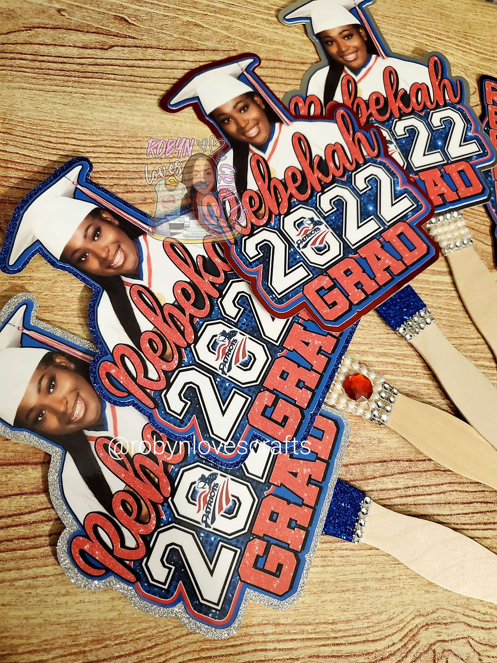 Thumbnail: Custom Graduation Fans