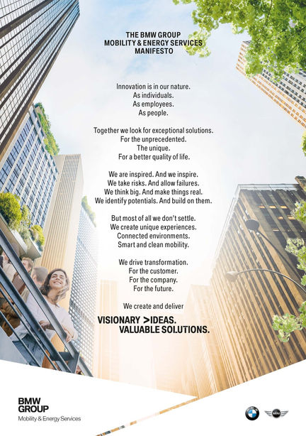 Mobility & Energy Services Manifesto
