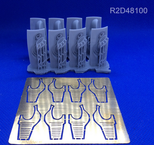 1/48 Scale Resin Upgrade Kit For P-36 Hawk - Fast Fix Cowl & Engine Detail Set (RESIN2detail 48221) 13 thumbnail image