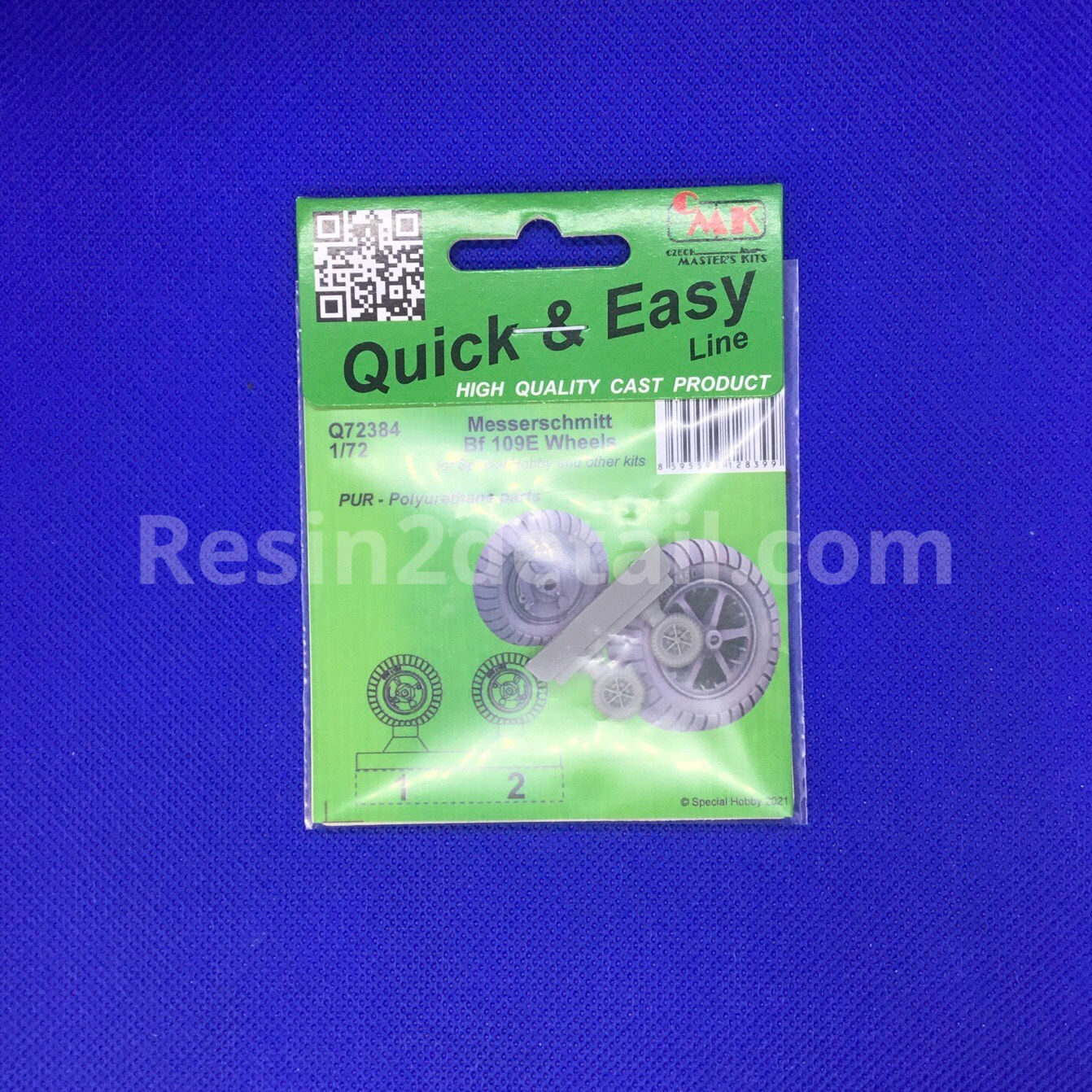 CMK Quick & Easy 1/72 Bf-109E Replacement Wheels Q72384 (SH)
