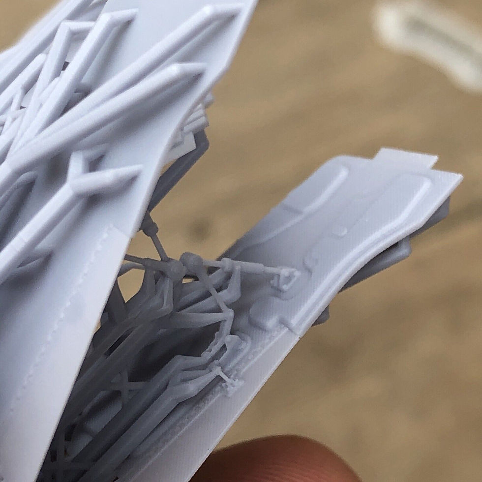 Thumbnail: FAST-FIX 1/32 Resin F-5E Landing Gear Door Set for Hasegawa Kittyhawk 32111