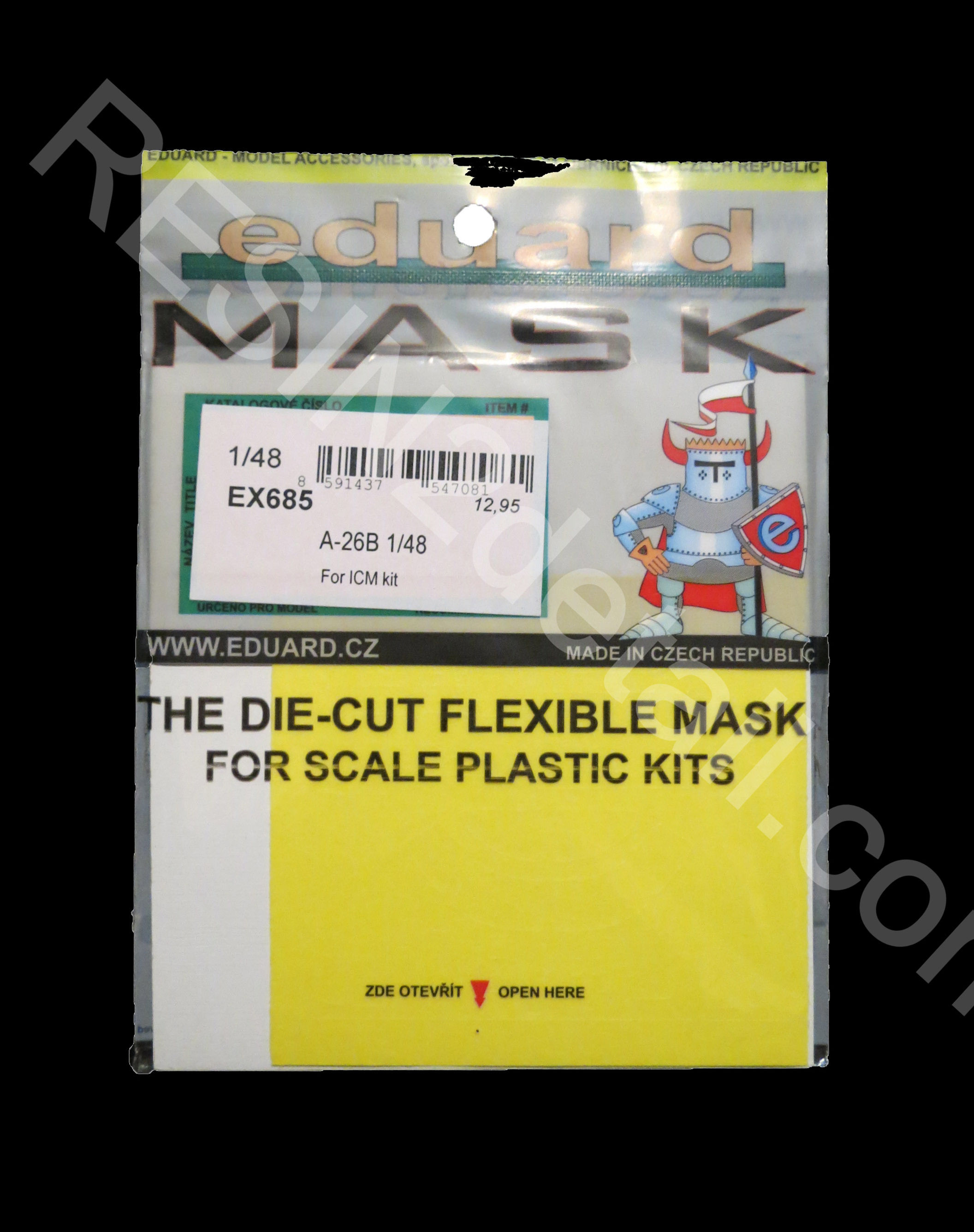 Eduard # EX685 1/48 Mask for ICM A-26B Invader Kit