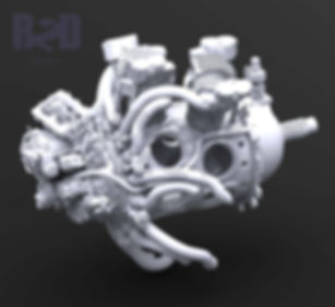 1/32 Super-detailed Wright "Twin Cyclone" R-2600 Engine Upgrade Kit (EARLY)