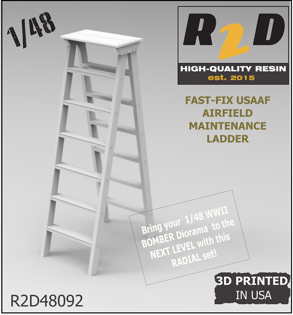 FAST-FIX 1/48 WWII USAF Crew Maintenance Ladder RFF48092