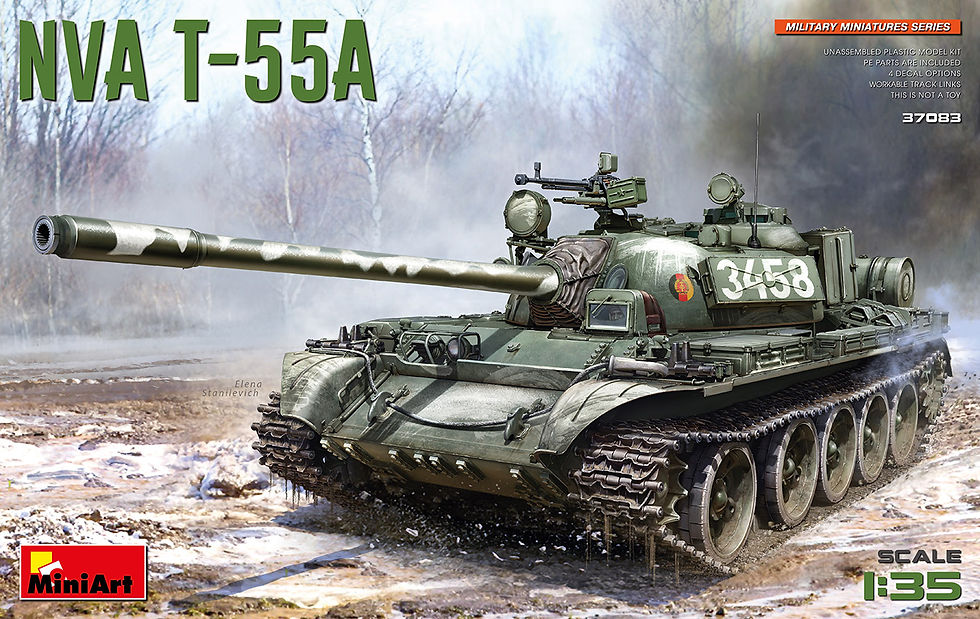 Thumbnail: 1/35 MINIART NVA T-55A Armor Kit 37083