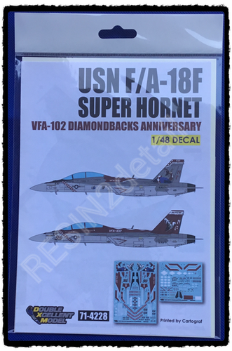 thumbnail interactive-video image 1 of 1/48 DXM Decal Sheet – USN F/A-18F Super Hornet VFA-103 Jolly Rogers 1 of 5
