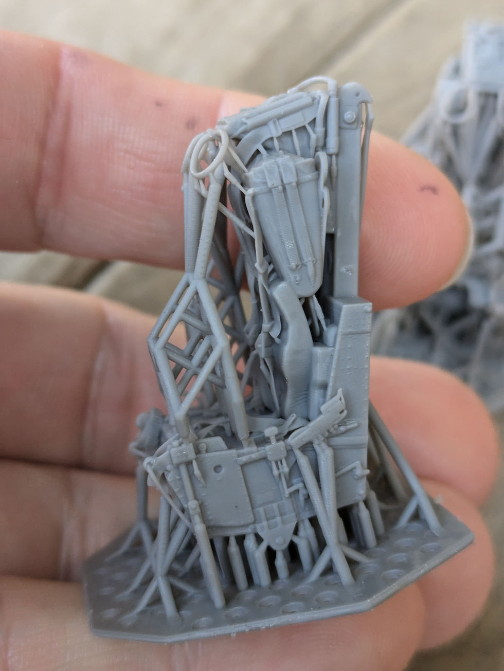 Thumbnail: RESIN2detail 1/32 F-4J Navy/Marines Dual Cockpit Upgrade - Tamiya Kit