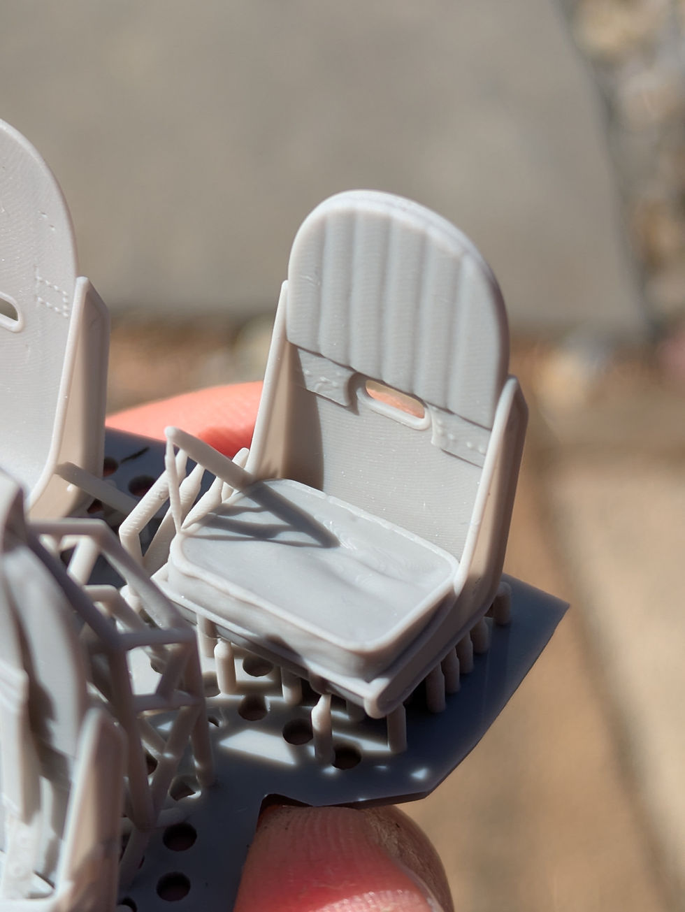 Thumbnail: FAST-FIX 1/32 Hawker Hurricane Resin Seat Upgrade 3-PAK 32136