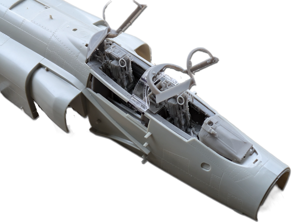 Thumbnail: RESIN2detail 1/32 F-4J Navy/Marines Dual Cockpit Upgrade - Tamiya Kit