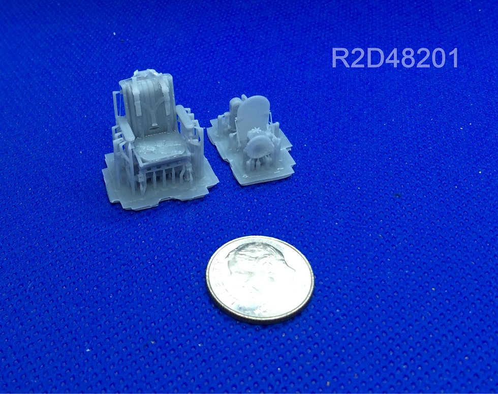 1/48 Avro Lancaster Detailed Pilot's Seat with Belts (For TAM)